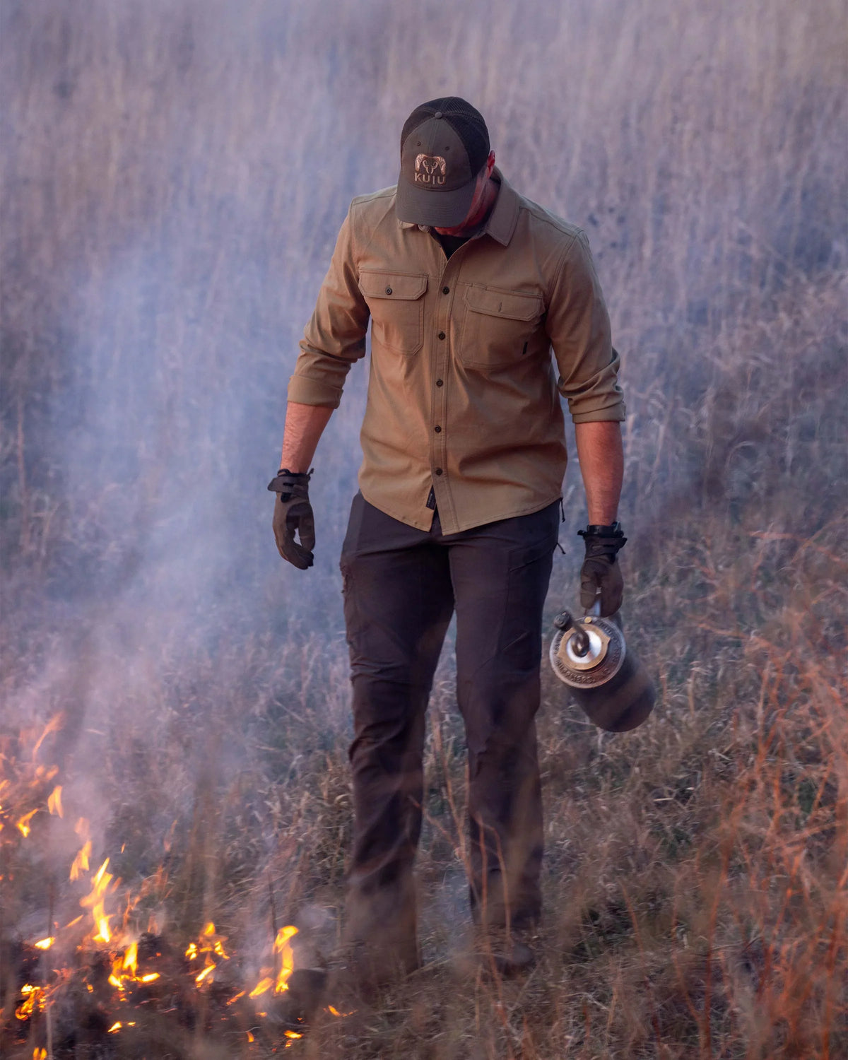 Motive LS Workgrade Shirt | Stone
