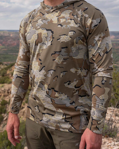 Gila LS Hoodie Gritstone | Dune Gritstone