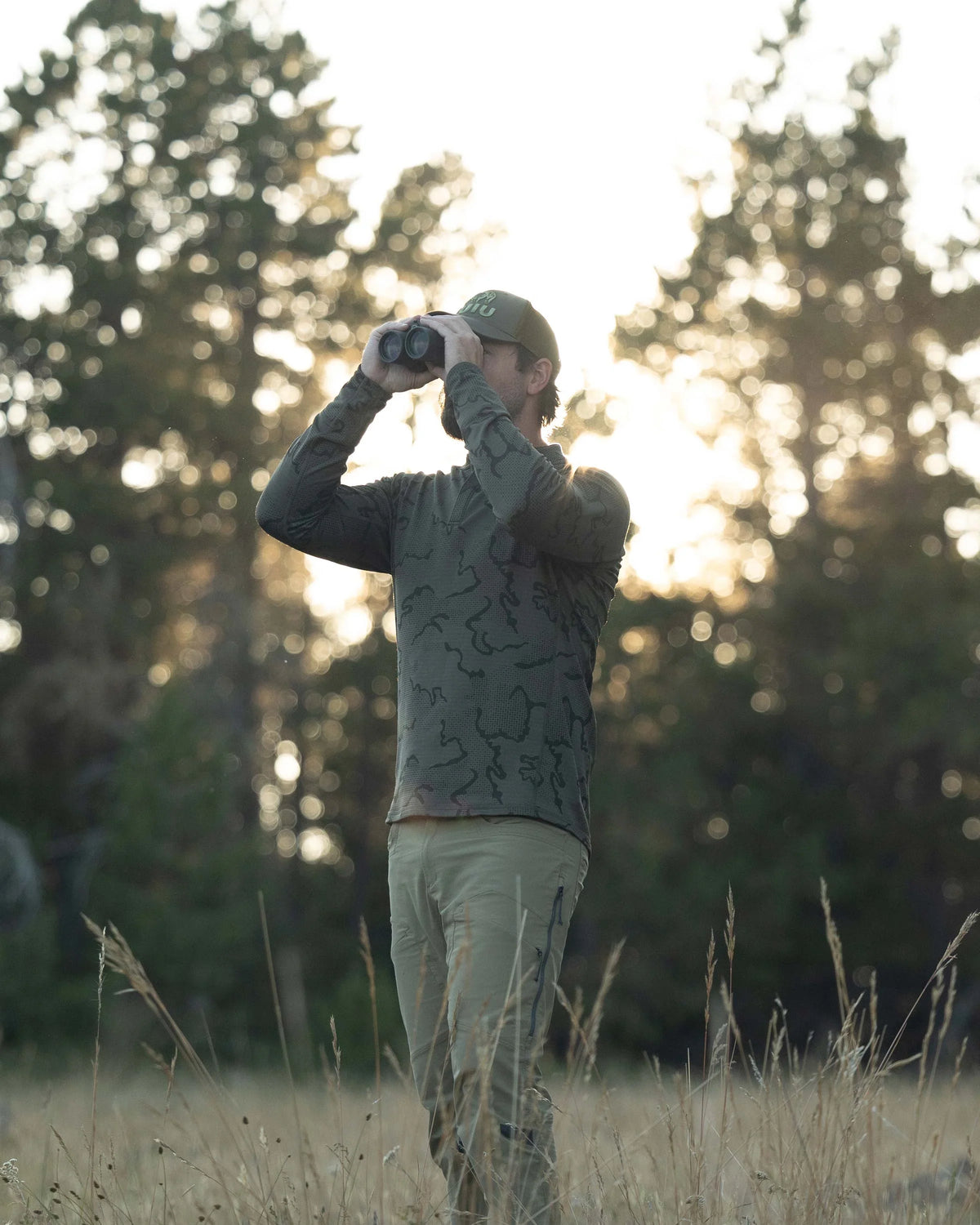 Ridgepoint Fleece Henley | Coyote Brown Tonal