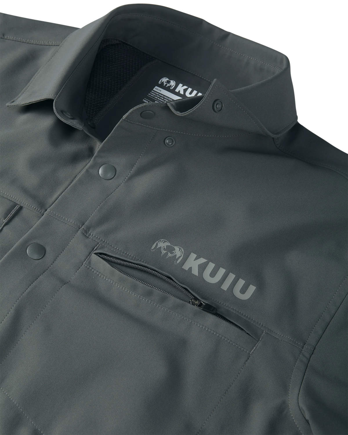 Mesa Vented LS Snap Shirt | Stone