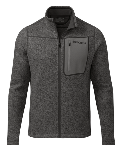 Base Camp Full Zip Sweater | Charcoal Heather