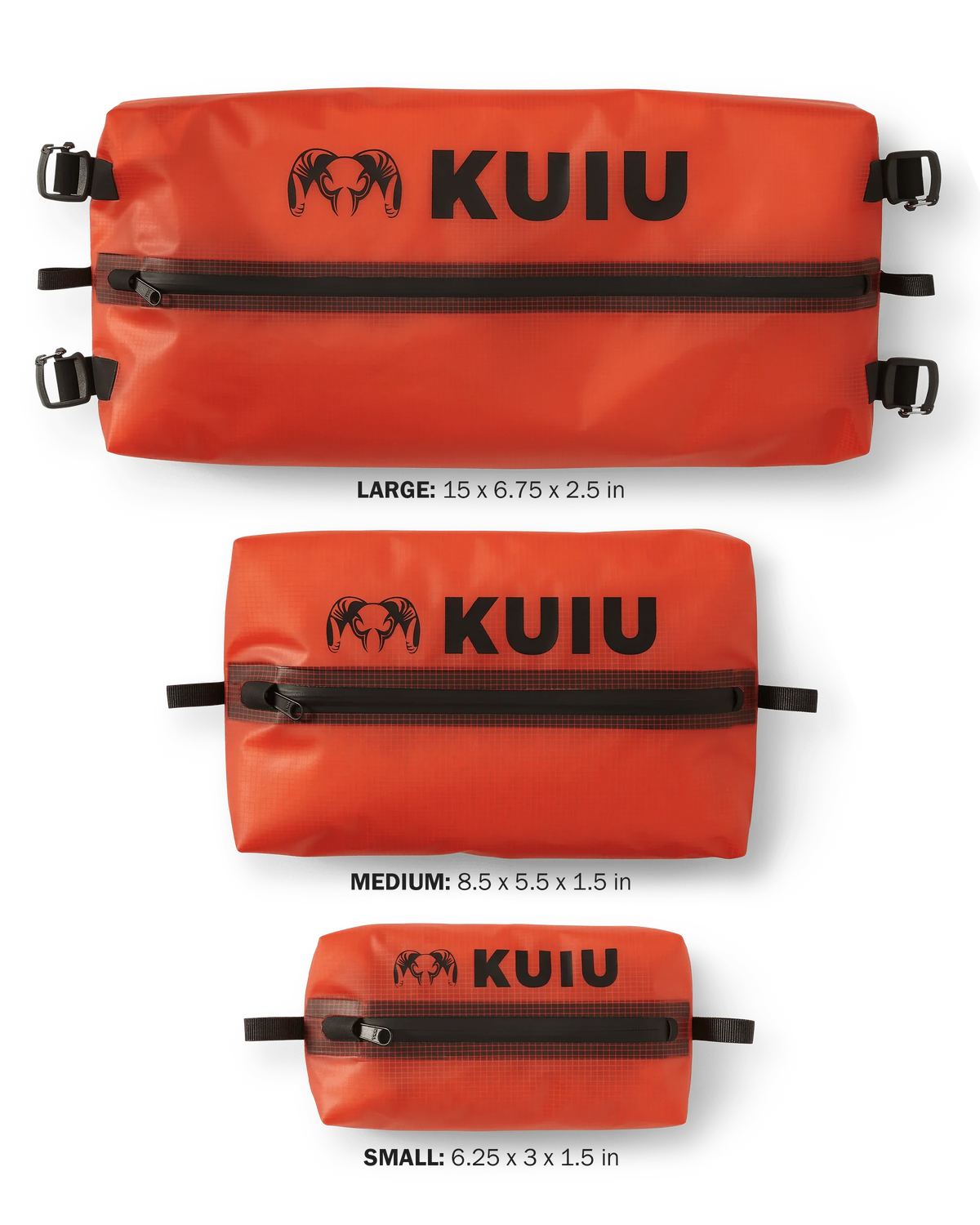 HD Zip Dry Bag | Blaze Orange