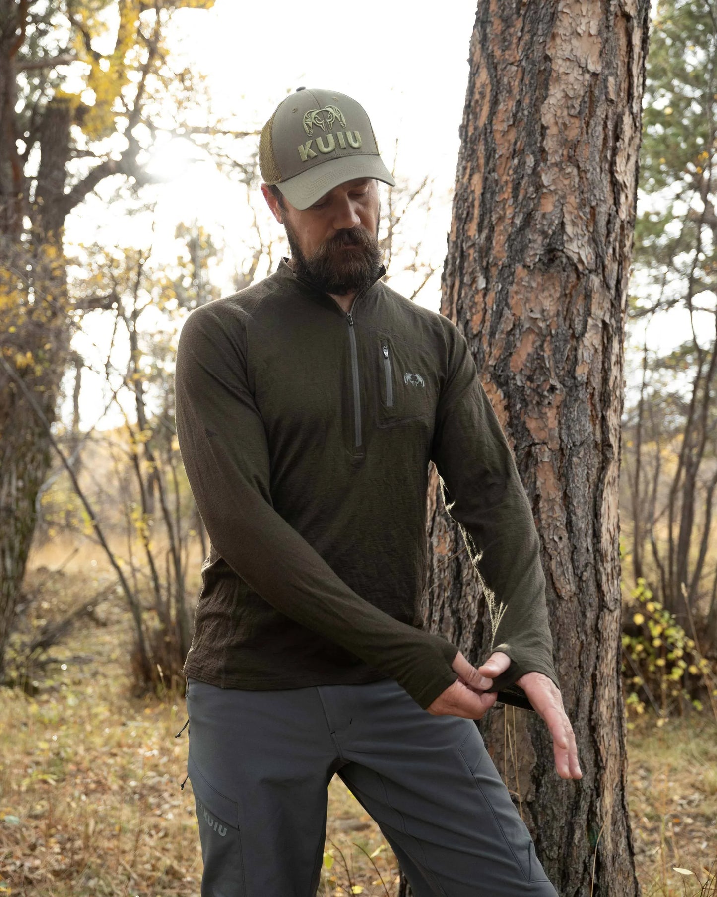 ULTRA Merino 145 Zip-T Hunting Shirt | Vias